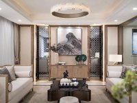 中式風格別墅室內裝修裝飾效果展示-1087-03