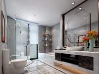 中式風(fēng)格別墅室內(nèi)裝修裝飾效果展示-1088-06