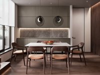 簡約現(xiàn)代風格樓中樓室內(nèi)裝修裝飾效果-1105-04