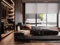 簡約現(xiàn)代風格樓中樓室內(nèi)裝修裝飾效果-1105-06