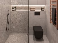 簡約現(xiàn)代風格樓中樓室內(nèi)裝修裝飾效果-1105-08