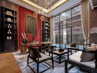 中式風(fēng)格會所室內(nèi)裝修裝飾設(shè)計(jì)效果-1162-04