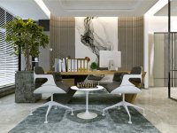 現(xiàn)代時尚辦公室裝修裝飾設計效果-1628-03