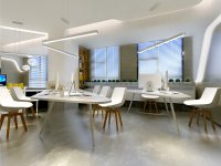 現(xiàn)代時尚辦公室裝修裝飾設計效果-1628-04