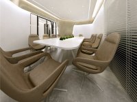 現(xiàn)代時尚辦公室裝修裝飾設計效果-1628-05