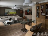 混搭風格家居裝修裝飾室內設計效果-A607-4