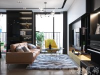 現(xiàn)代風格家居裝修裝飾室內(nèi)設計效果-A8114-2