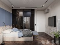 現(xiàn)代美式家居裝修裝飾室內設計效果-C114-5