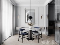 現(xiàn)代輕奢家居裝修裝飾室內(nèi)設(shè)計(jì)效果-D211-4