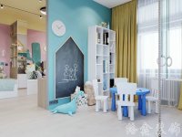 現(xiàn)代網(wǎng)紅風家居裝修裝飾室內設計效果-F501-7