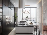 現(xiàn)代網(wǎng)紅風家居裝修裝飾室內(nèi)設計效果-F503-3