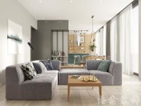 現代網紅風家居裝修裝飾室內設計效果-F510-2