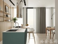 現代網紅風家居裝修裝飾室內設計效果-F510-3